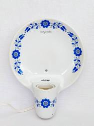 Kőbányai Porcelángyár kis kerek porcelán lámpa